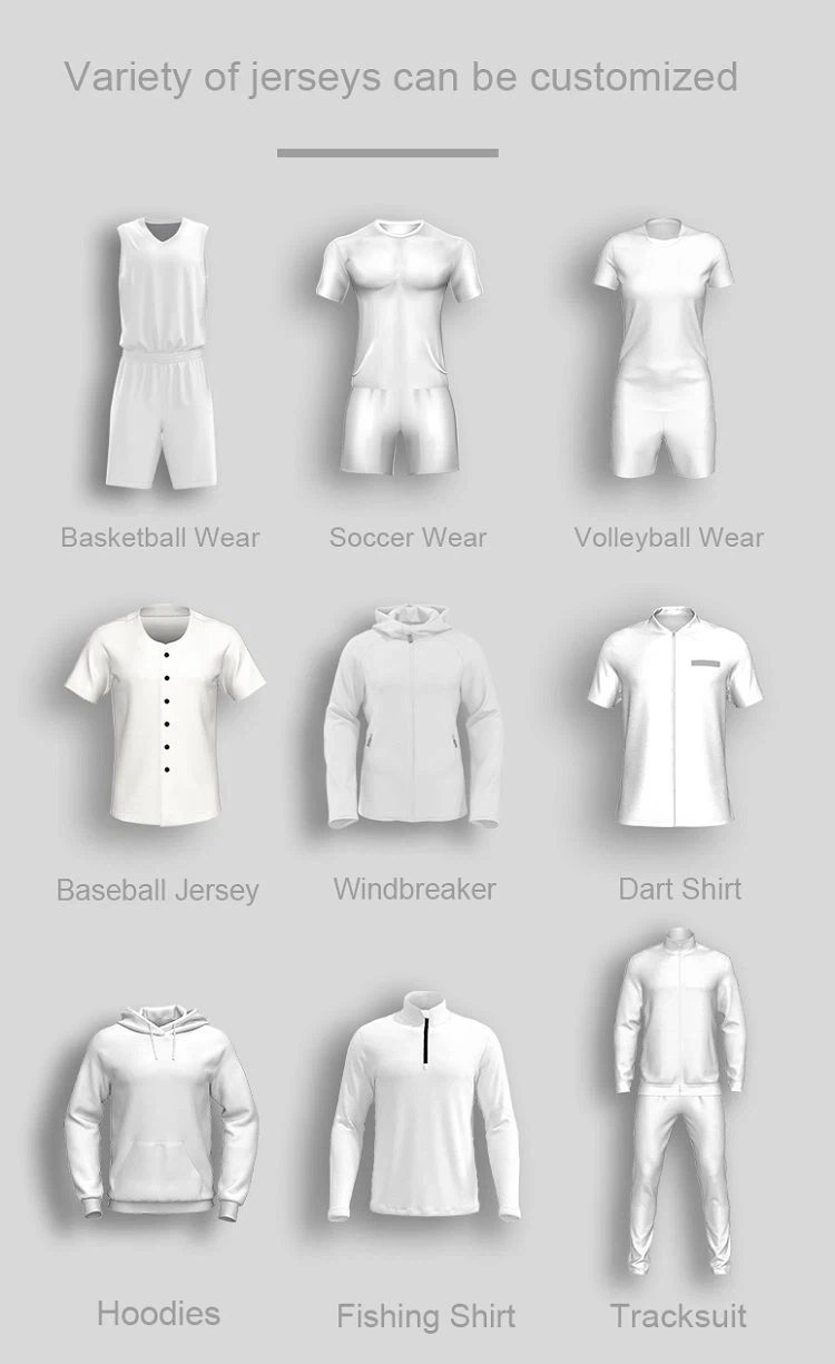 Broad Assortment of Tailorable Jersey Options Broad Assortment of Tailorable Jersey Options